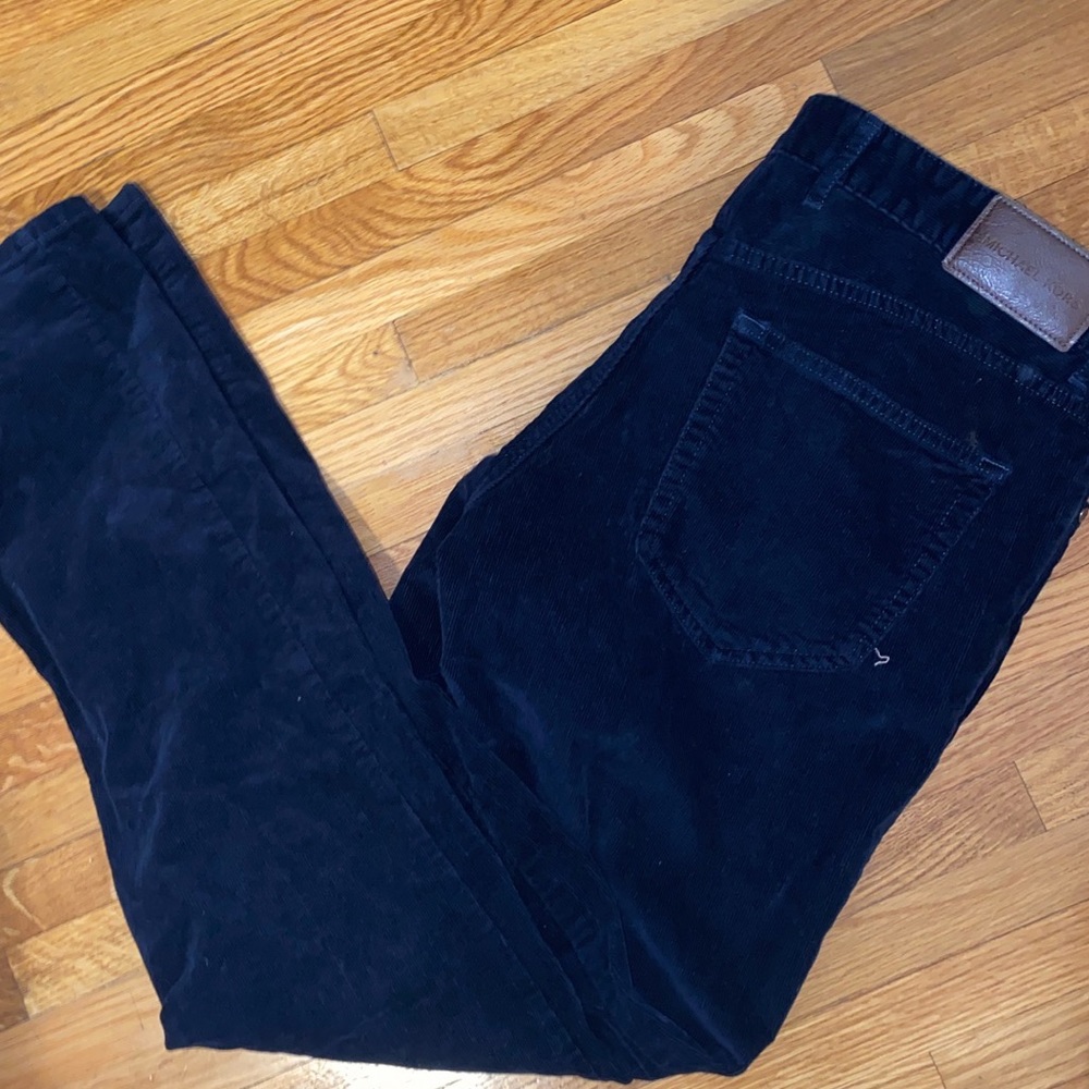 micheal kors corduroy blue jeans
